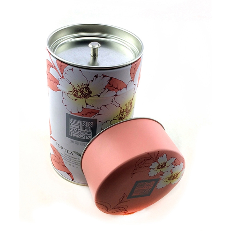 Kín hộp trà thiếc với nắp đôi