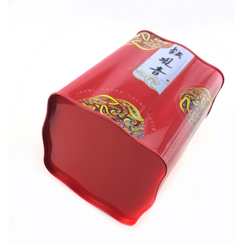 Hộp trà truyền thống Trung Quốc vuông có nắp đôi